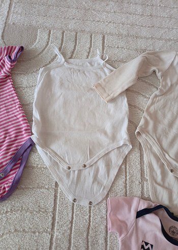 Kısa Kollu Bebek Body - Görsel 6