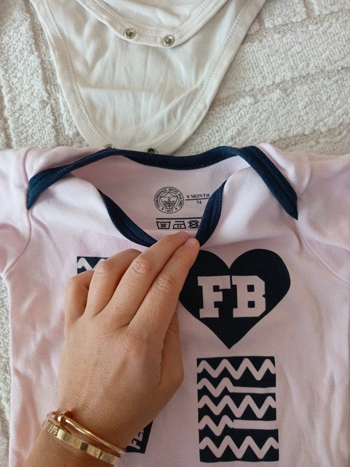 Kısa Kollu Bebek Body - Görsel 2