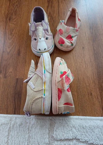 Kız Çocuk Pembe Bağcıksız Spor Ayakkabı - Görsel 5