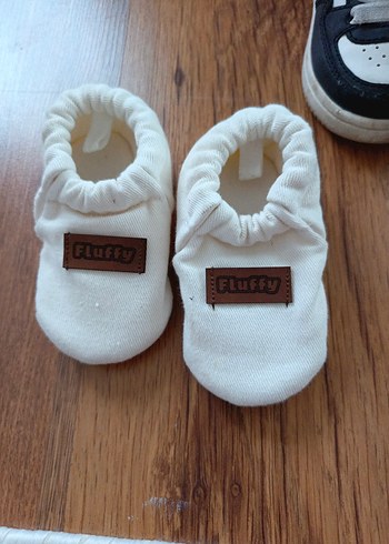 Beyaz Cırtcırtlı Bebek İlk Adım Ayakkabısı - Görsel 2