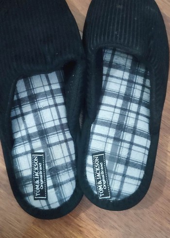 Erkek Koyu Gri Ev Terliği Tokalı - Görsel 4