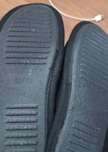 Erkek Koyu Gri Ev Terliği Tokalı - Görsel 5