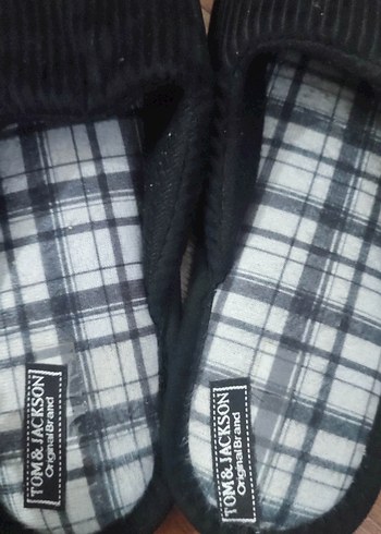 Erkek Koyu Gri Ev Terliği Tokalı - Görsel 3