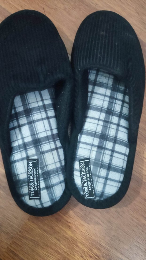 Erkek Koyu Gri Ev Terliği Tokalı - Görsel 4