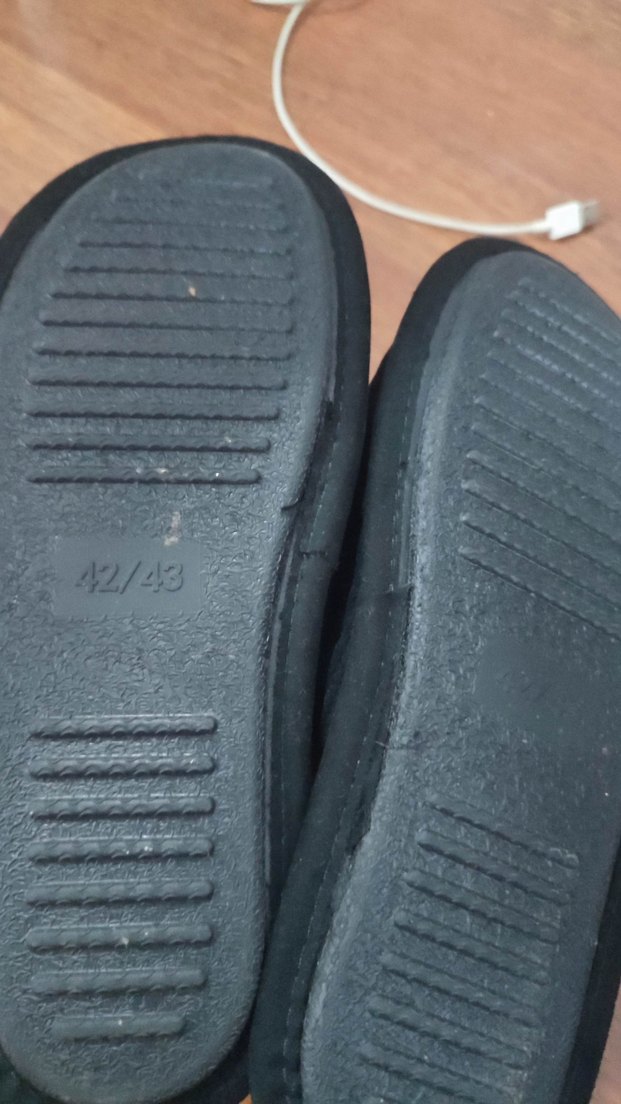 Erkek Koyu Gri Ev Terliği Tokalı - Görsel 5