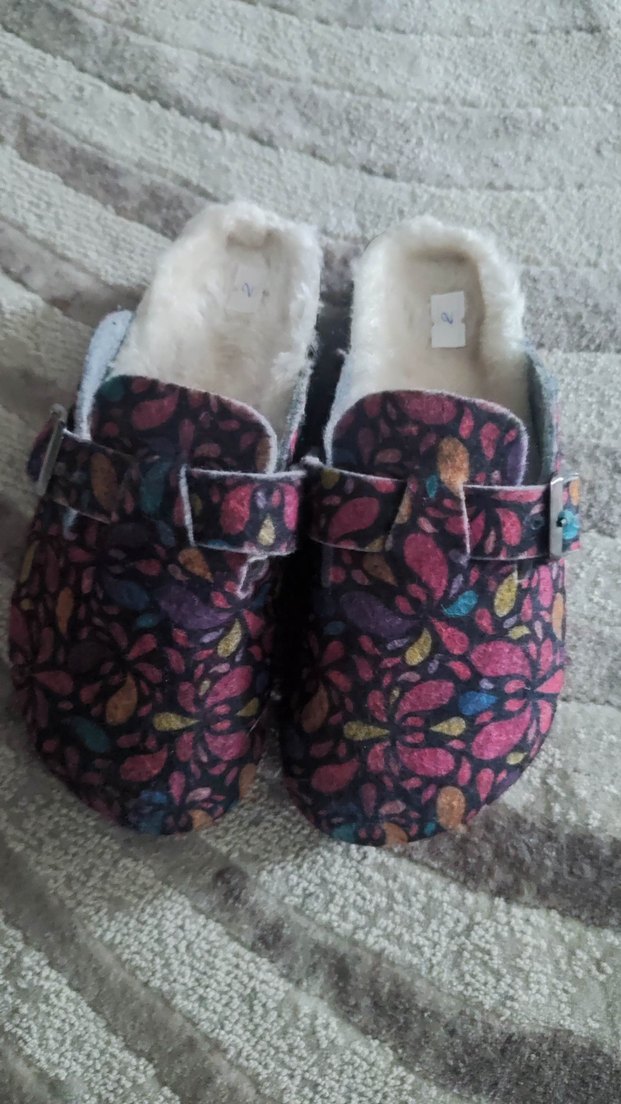 Renkli Batik Desenli kız çocuk Terlik - Görsel 2