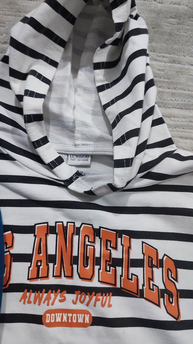 Erkek Çocuk Kapüşonlu Fermuarlı kazak ve sweatshirt - Görsel 5