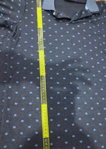 gri Baskılı Kısa Kollu Polo Tişört 2 adet - Görsel 3