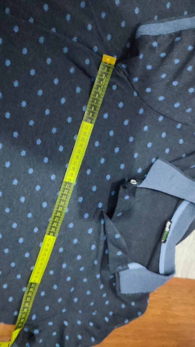 gri Baskılı Kısa Kollu Polo Tişört 2 adet - Görsel 4