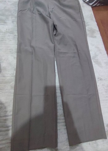 bej rengi erkek Kumaş Pantolon - Görsel 7