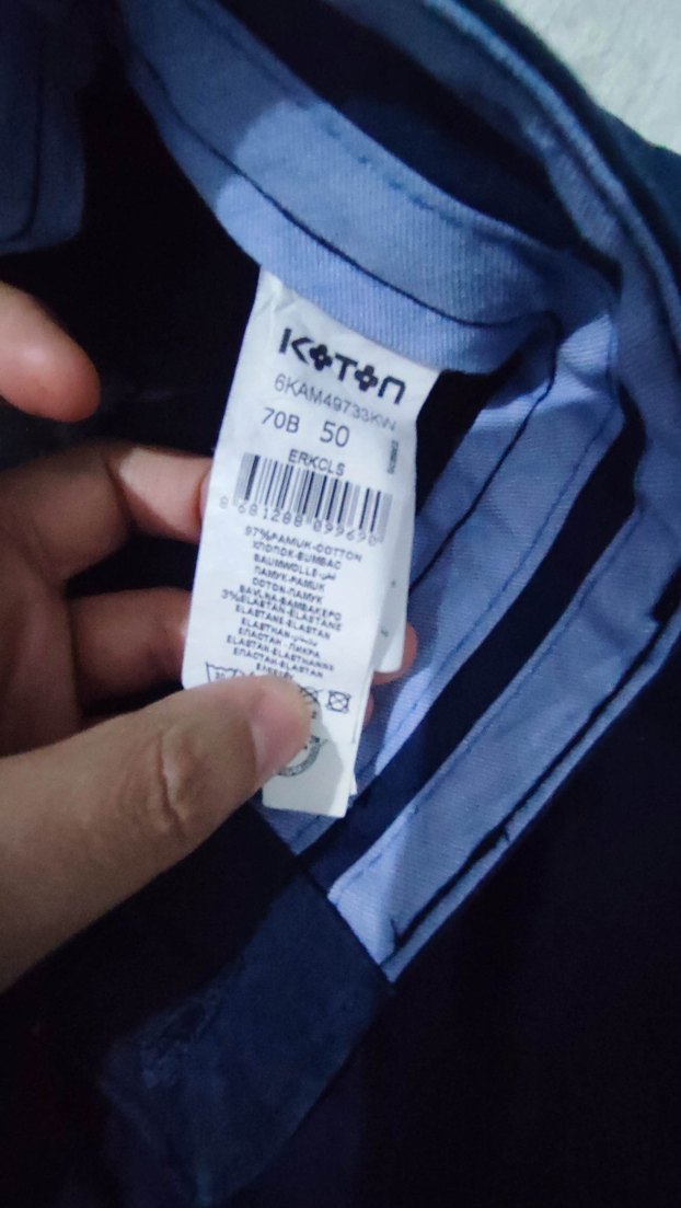 Lacivert erkek pantolon 50 beden - Görsel 5