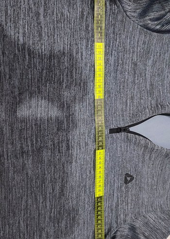 Erkek Gri Yarım Fermuarlı Yüksek Yaka Sweatshirt - Görsel 4