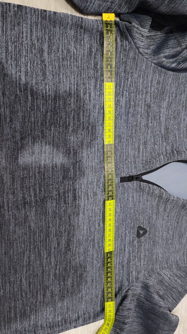 Erkek Gri Yarım Fermuarlı Yüksek Yaka Sweatshirt - Görsel 4