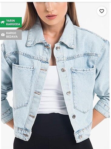 Diğer Oversize kot ceket