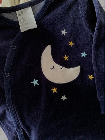 H&M 2-3 yaş kadife uyku tulumu - Görsel 6