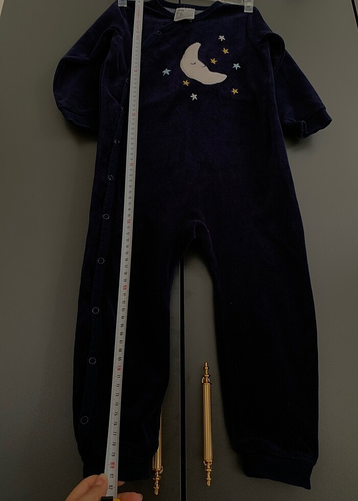 H&M 2-3 yaş kadife uyku tulumu - Görsel 4