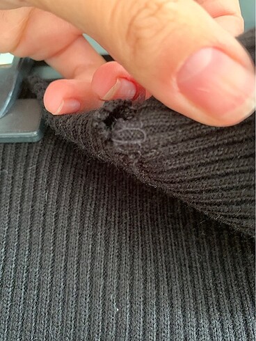 Siyah balıkçı yaka triko elbise - Görsel 5