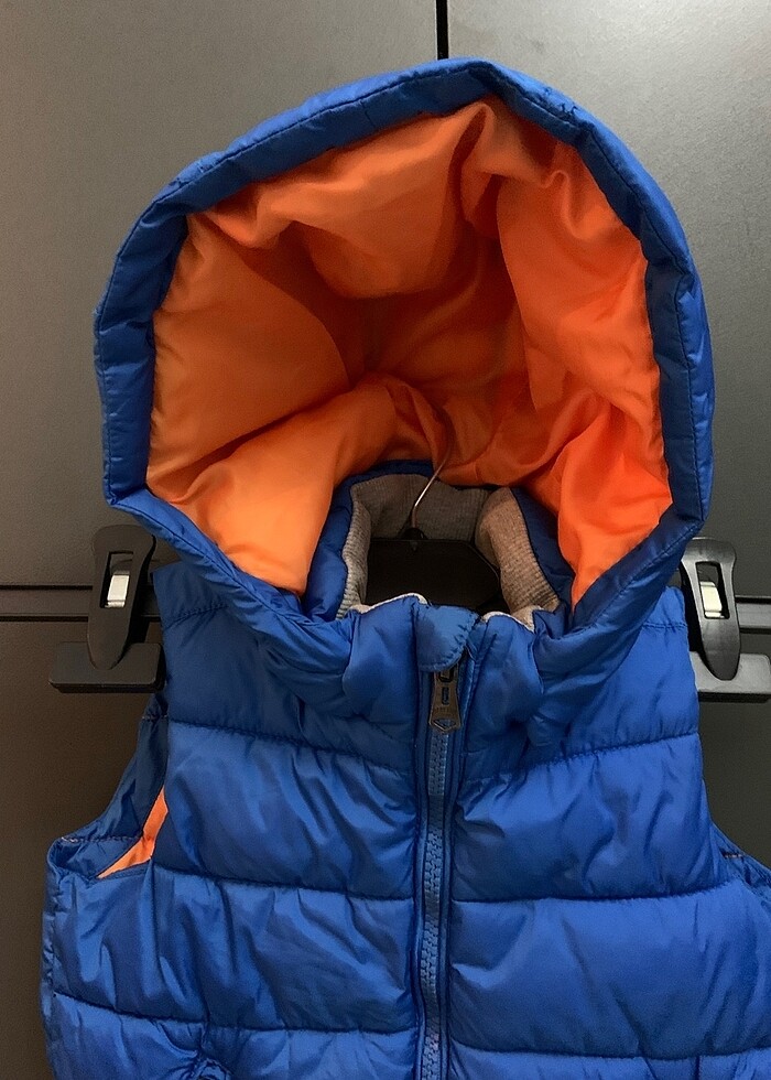 Zata 2-3 yaş mavi kapüşonlu şişme yelek - Görsel 2