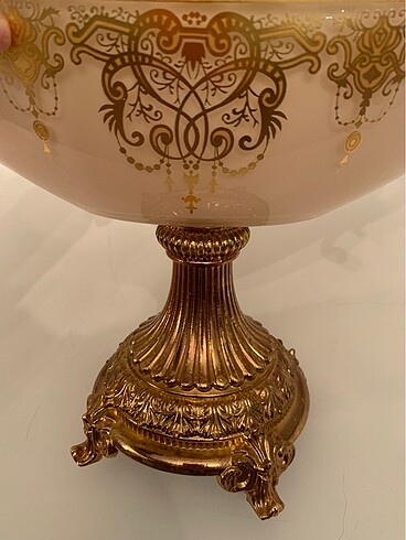 Porio marka pudra gold işlemeli nişan gondolu - Görsel 7