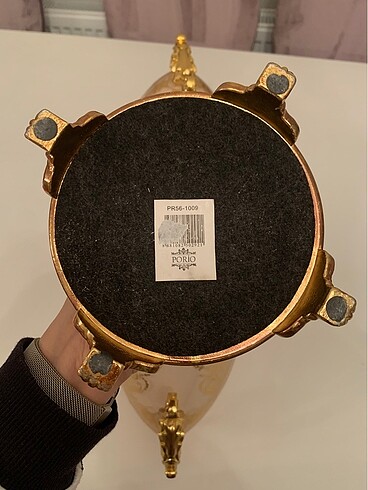 Porio marka pudra gold işlemeli nişan gondolu - Görsel 6