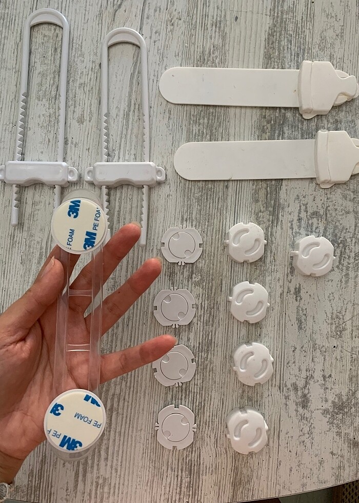 Bebek çekmece dolap ve priz emniyet kilidi - Görsel 2