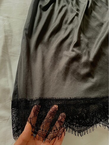 Altı dantel detaylı astar - Görsel 2