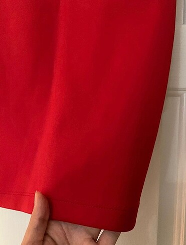 Koton kırmızı s beden kalem etek - Görsel 2