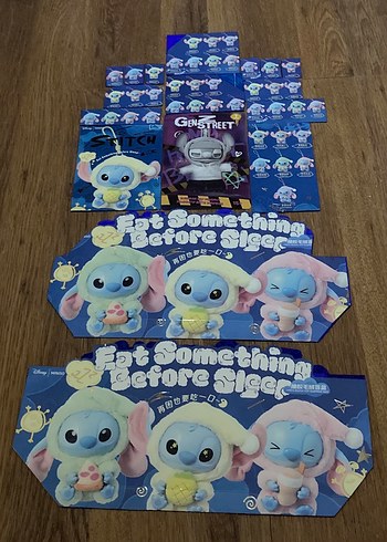 El yapımı 2 Büyük,5 Orta,4 Küçük,6 Mini Stich Kart Koleksiyonu - Görsel 3