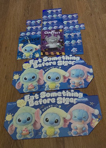 El yapımı 2 Büyük,5 Orta,4 Küçük,6 Mini Stich Kart Koleksiyonu - Görsel 2