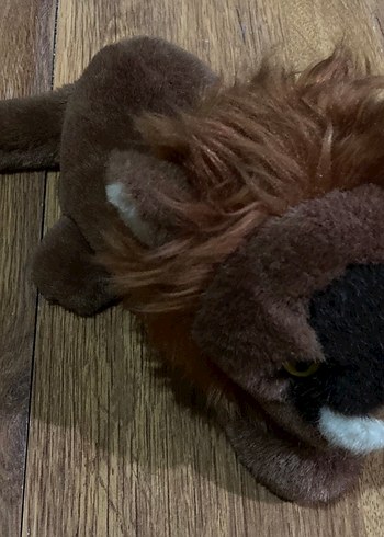 Yatan Aslan Peluş En: 10 cm Boy : 16 cm Vücut uzunluğu: 30 cm - Görsel 3