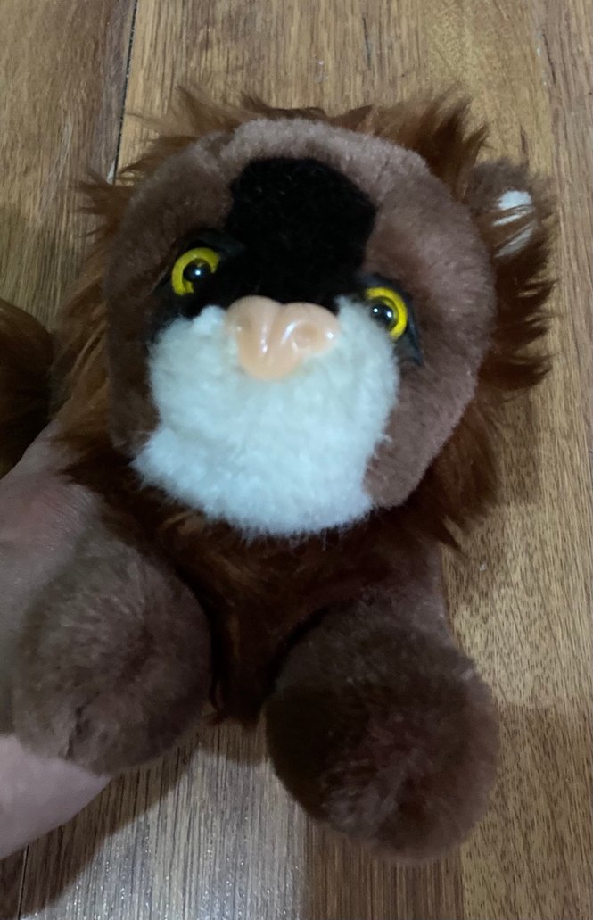 Yatan Aslan Peluş En: 10 cm Boy : 16 cm Vücut uzunluğu: 30 cm - Görsel 4