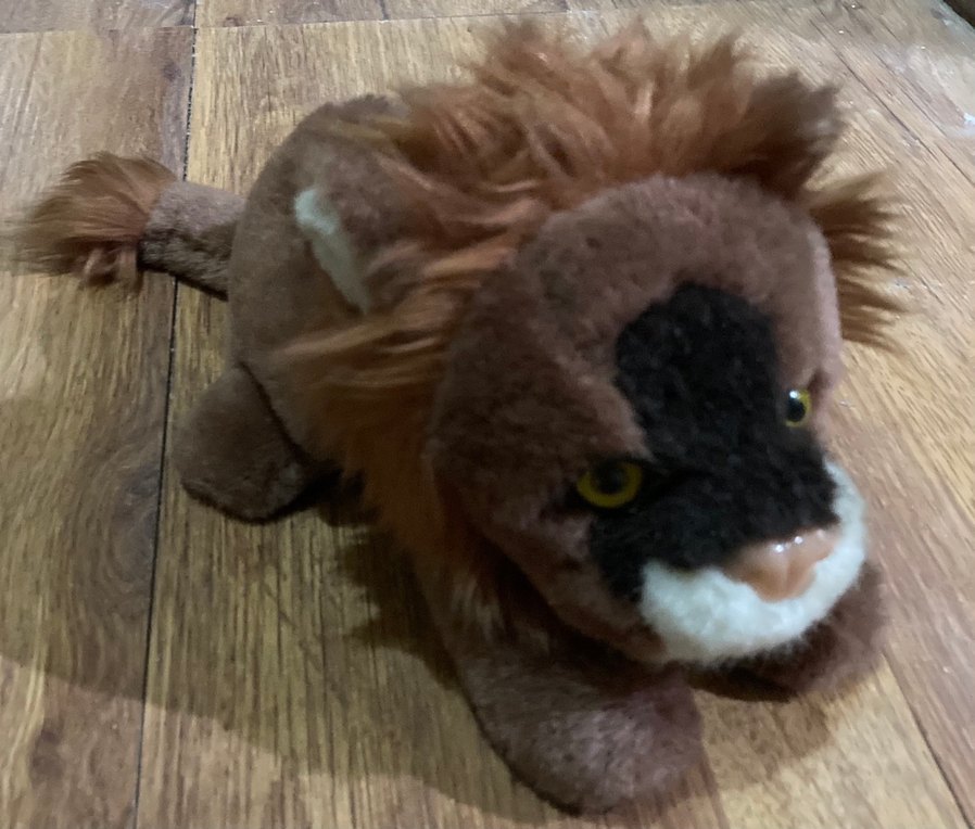 Yatan Aslan Peluş En: 10 cm Boy : 16 cm Vücut uzunluğu: 30 cm - Görsel 2
