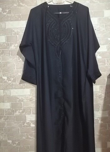 xl Beden Saten taşlı elbise