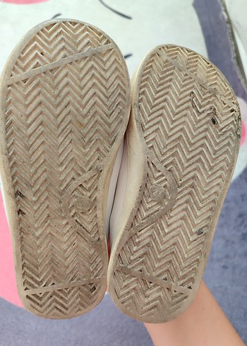 Kız Çocuk Beyaz Unicorn Nakışlı Spor Ayakkabı - Görsel 2