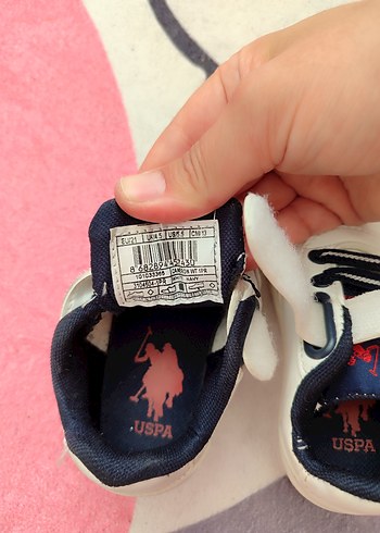 Beyaz Erkek Çocuk Sneaker - USPA - Görsel 5