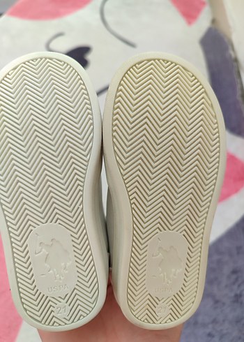 Beyaz Erkek Çocuk Sneaker - USPA - Görsel 6