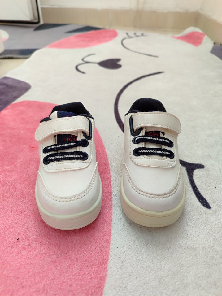 Beyaz Erkek Çocuk Sneaker - USPA - Görsel 3