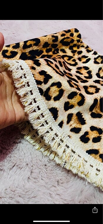 24-36 Ay Beden kahverengi Renk Leopar etek