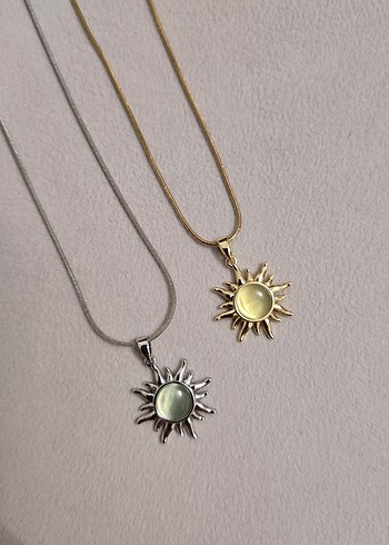 Accessorize Çelik Güneş Kolye. İLAN AÇTIRIN