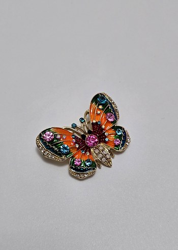 İthal Kelebek Broş. SON 1 ADET - Görsel 2