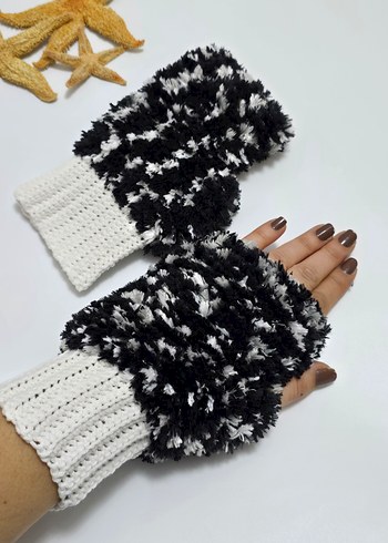 Örgü Parmaksız Eldiven. İLAN AÇTIRIN - Görsel 4