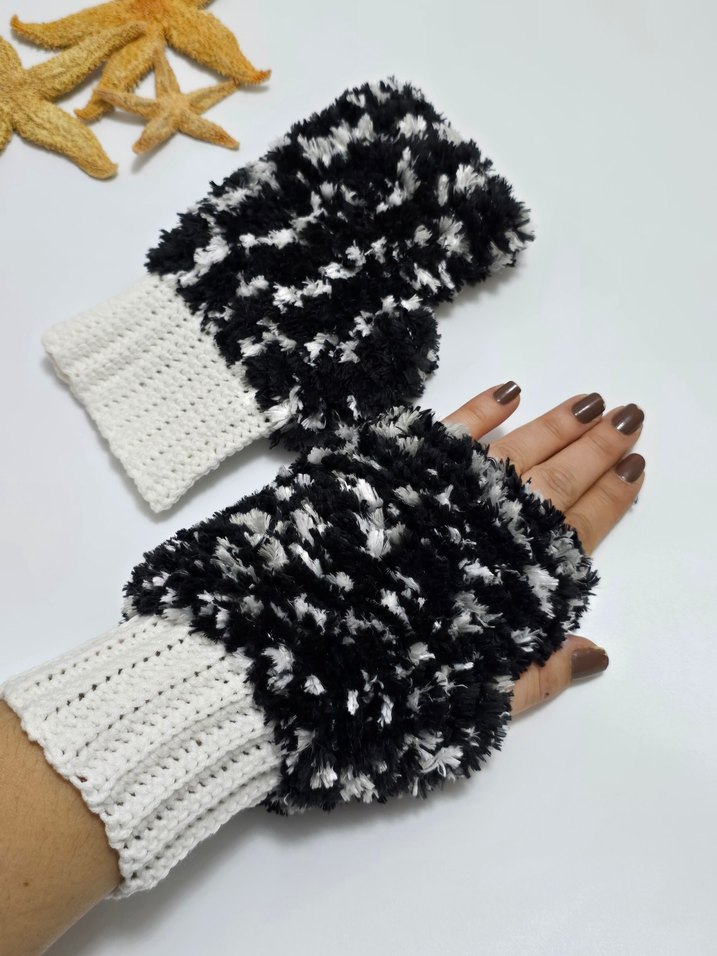 Örgü Parmaksız Eldiven. İLAN AÇTIRIN - Görsel 4