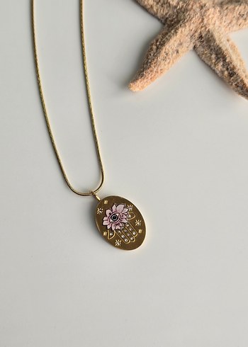 Çelik Vintage Kolye.SON 1 ADET - Görsel 2