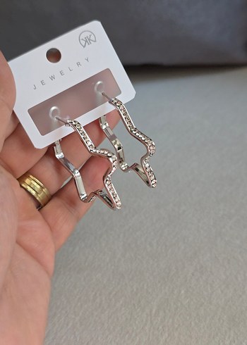 Accessorize İthal Taşlı Yıldız KüpeSON 1 ADET