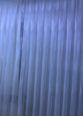 Beyaz Desensiz Tül Perde - Görsel 5