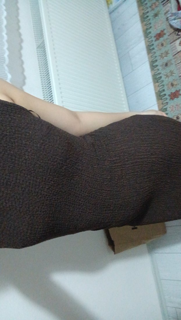 kahverengi elbise - Görsel 2