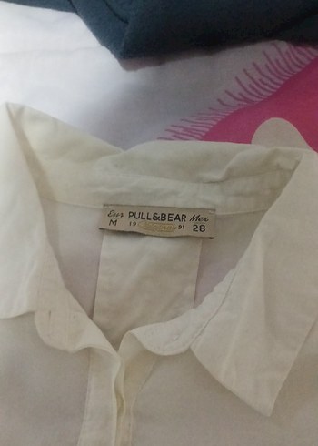 Beyaz Pamuklu Düğmeli Uzun Kollu Kadın Gömlek - Görsel 6