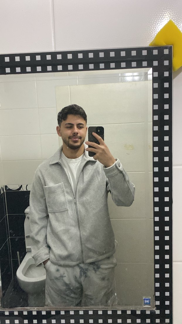 Bershka Gri Midi Fermuarlı erkek Ceket - Görsel 5