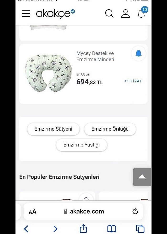 Emzirme Minderi ve Destek Minderi Mycey - Görsel 2