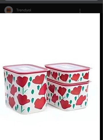 Tupperware gelincik su kaplama kabı
